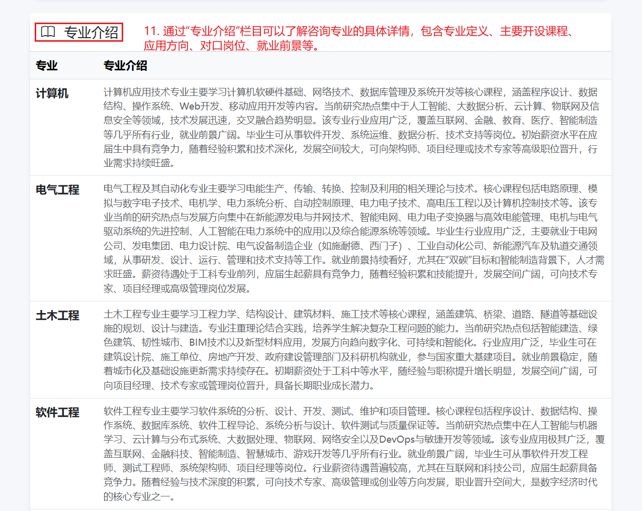 院校详情